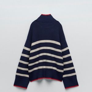 Zara Striped Knit Sweater